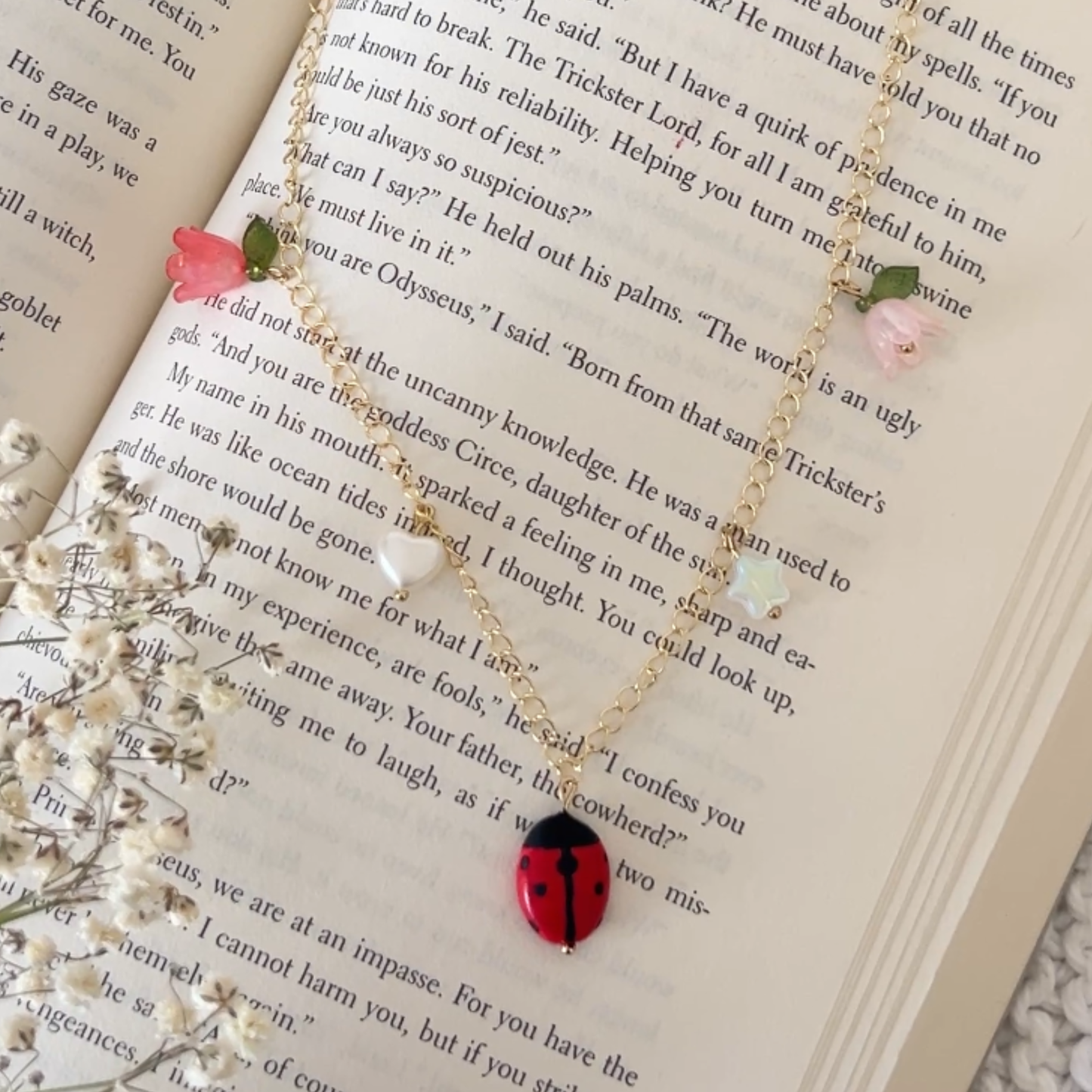 Charming Ladybug Necklace