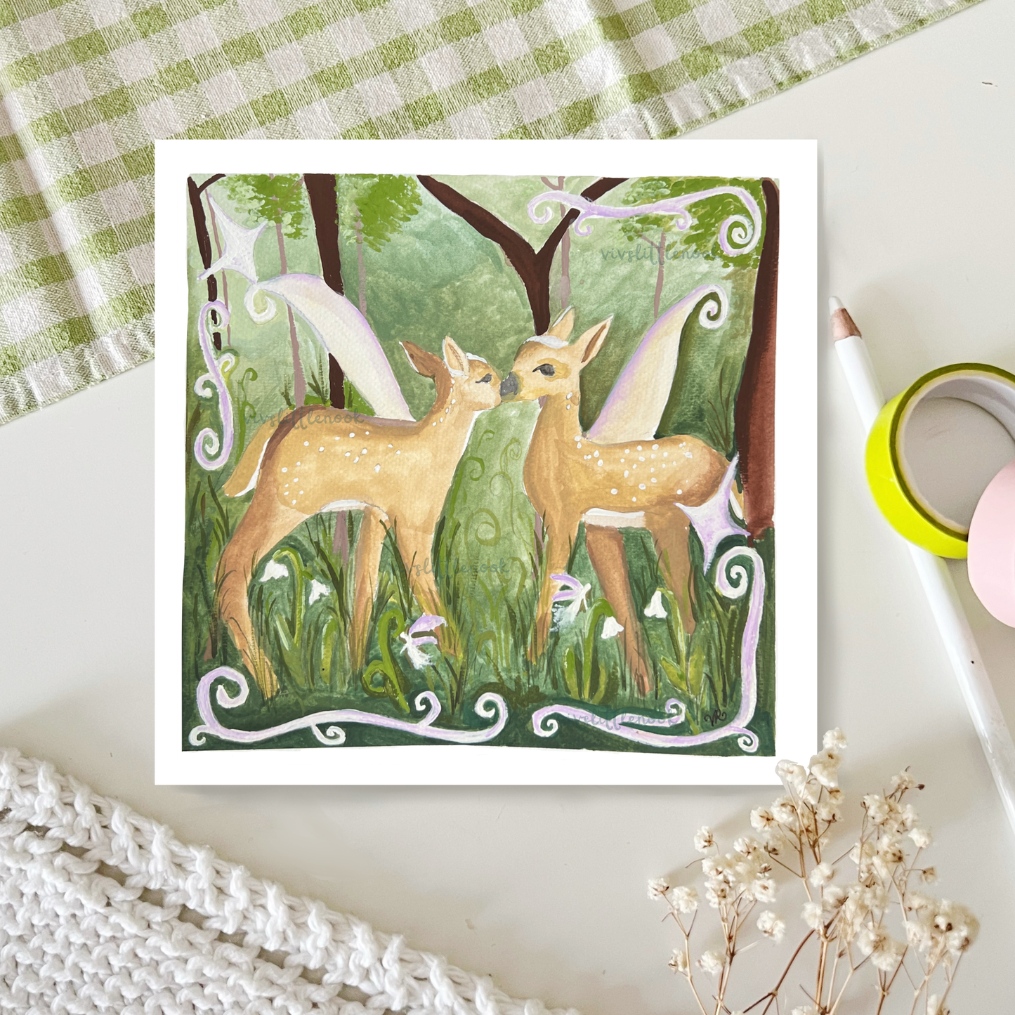 "Flora and Fauna" Art Print