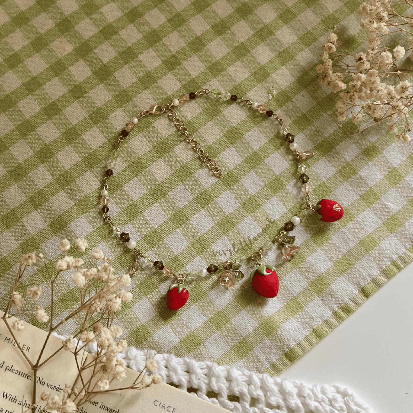 Strawberry Charm Necklace