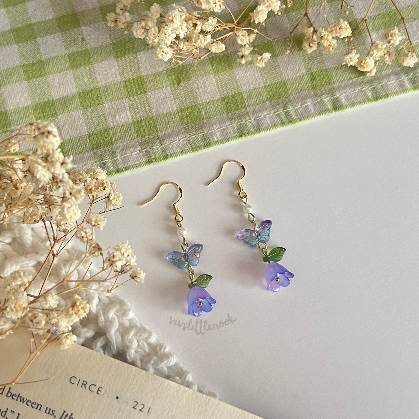 Violet Bloom Earrings