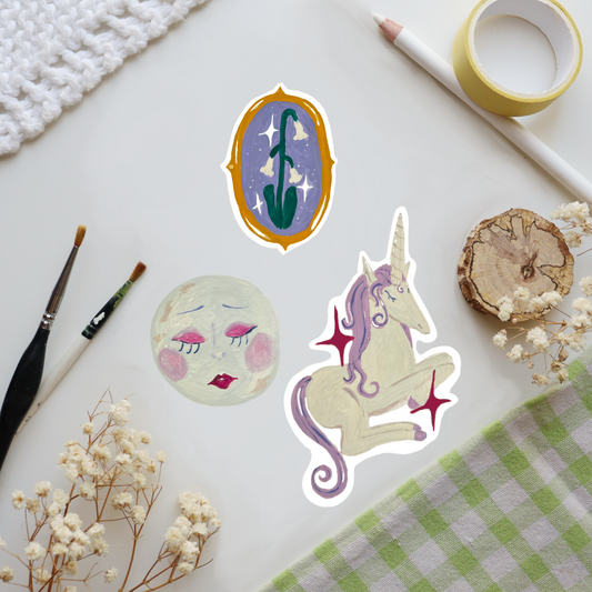 December Mail Stickers