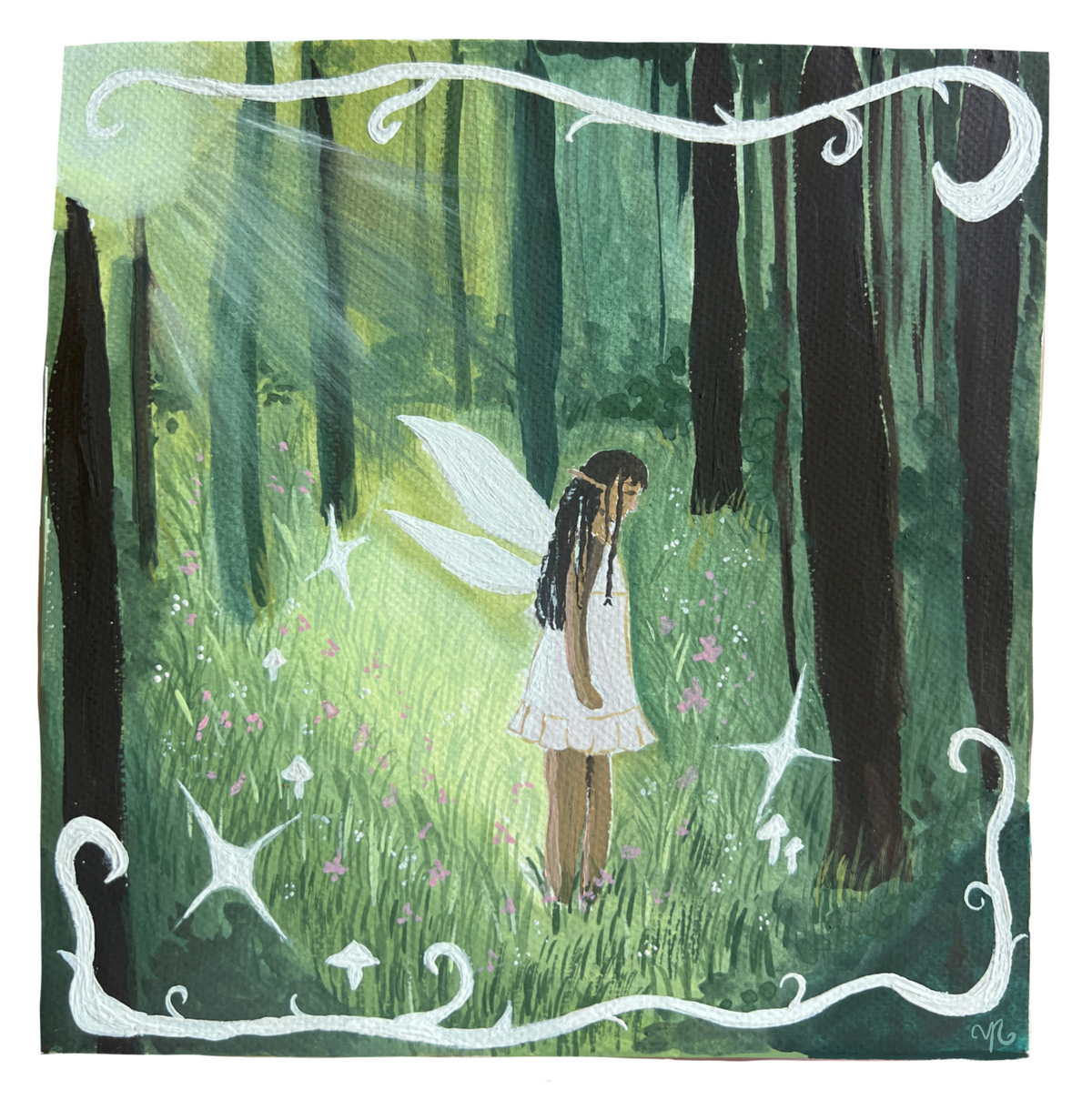 "Through the Meadow" Art Print