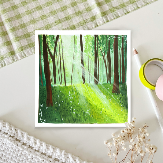 "Magic of Sunbeams" Art Print