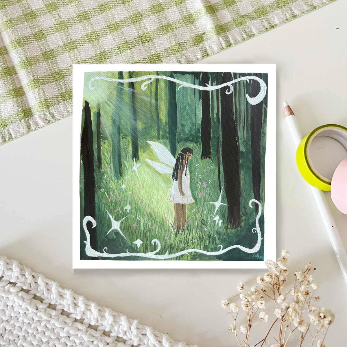 "Through the Meadow" Art Print