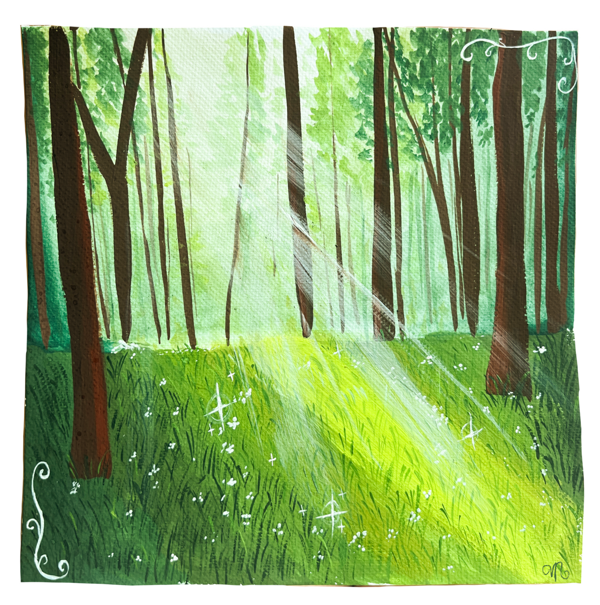 "Magic of Sunbeams" Art Print
