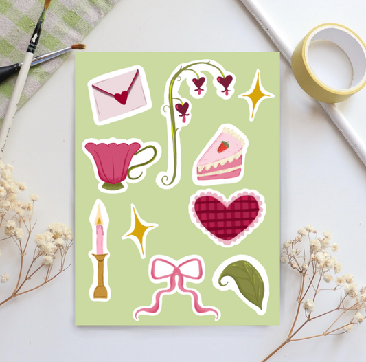 February Sticker Sheet