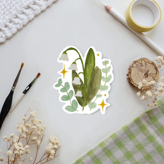 Lily of the Valley Sticker