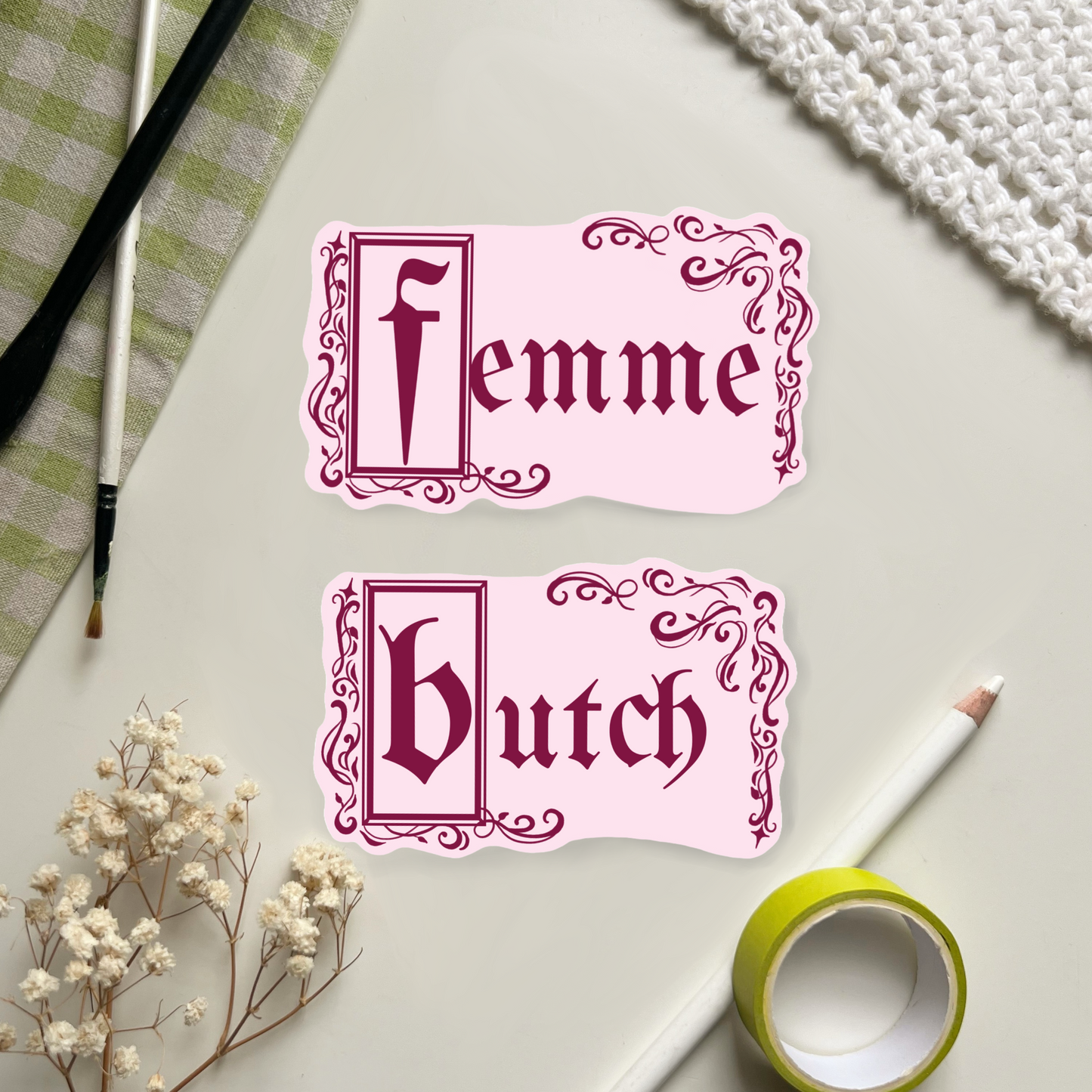 Butch Femme Stickers