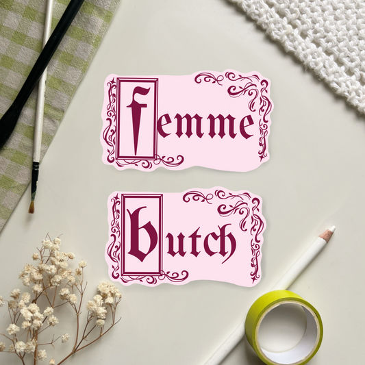 Butch Femme Stickers