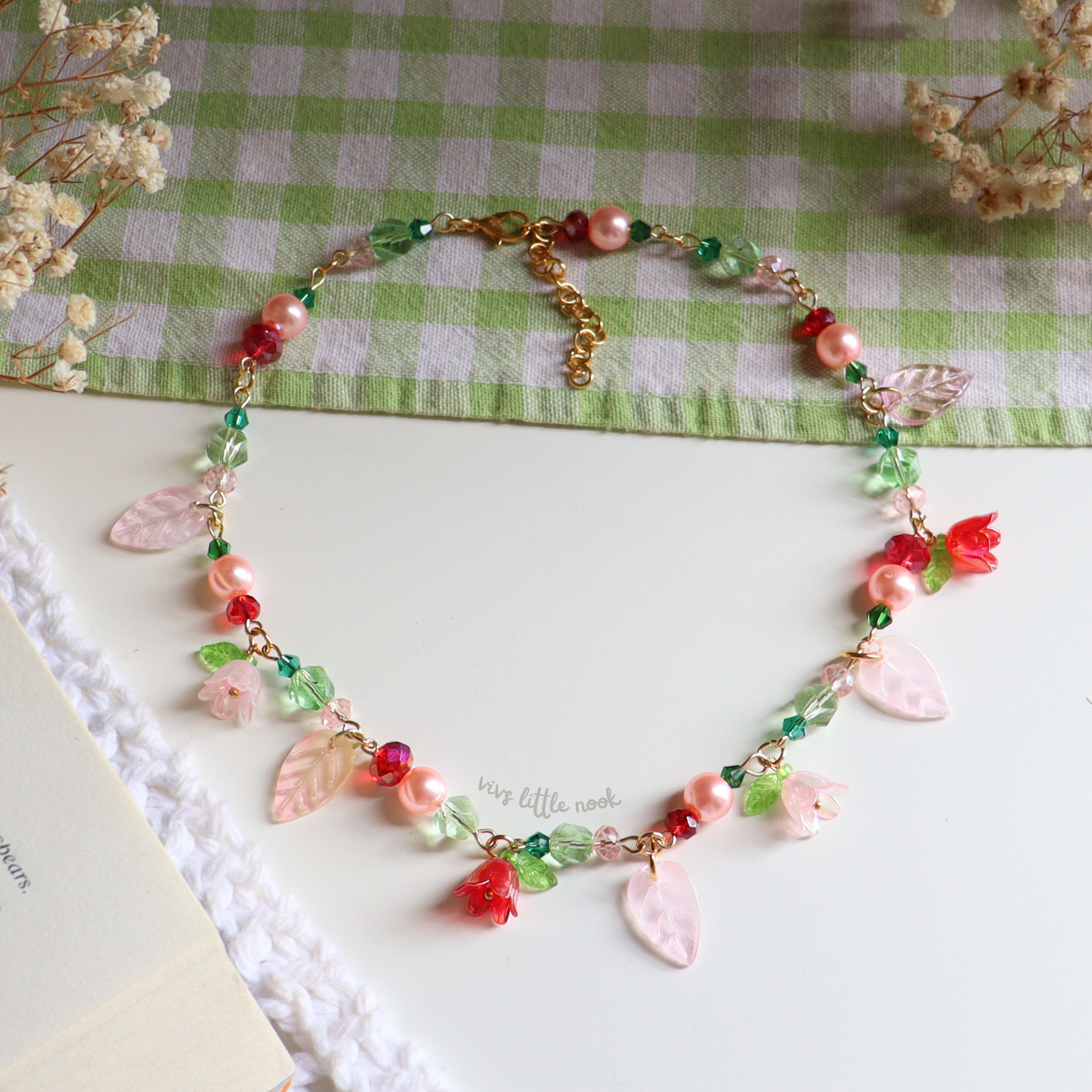Crimson Fairy Neckace