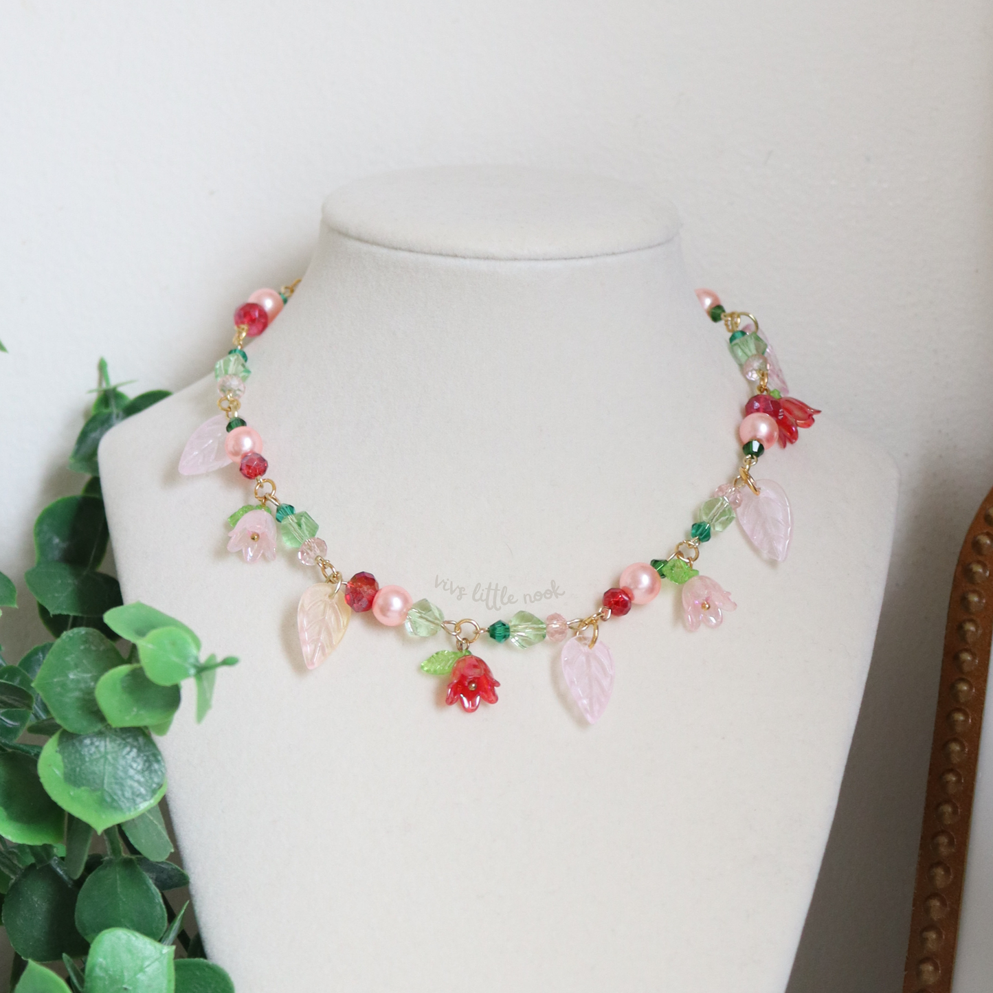 Crimson Fairy Neckace