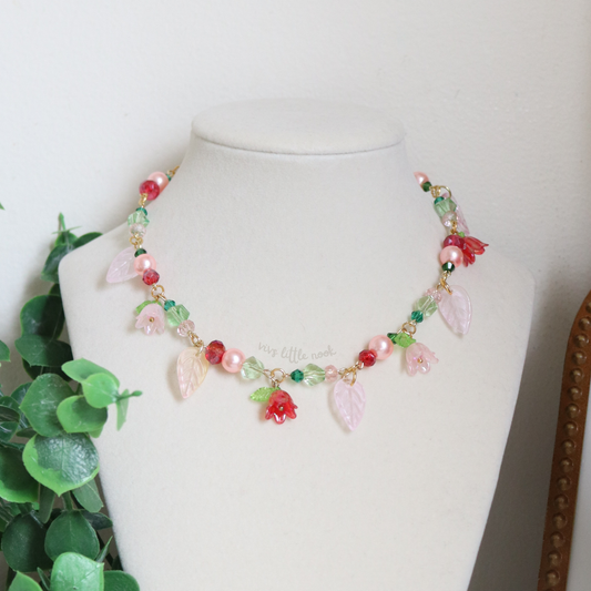 Crimson Fairy Neckace