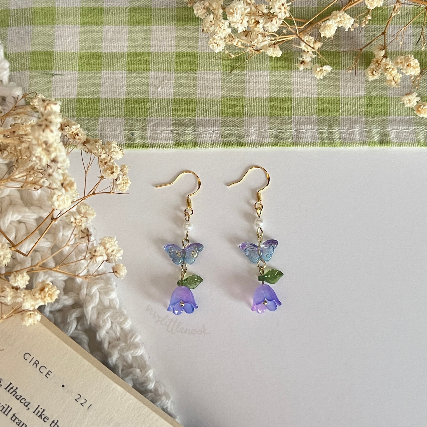 Violet Bloom Earrings